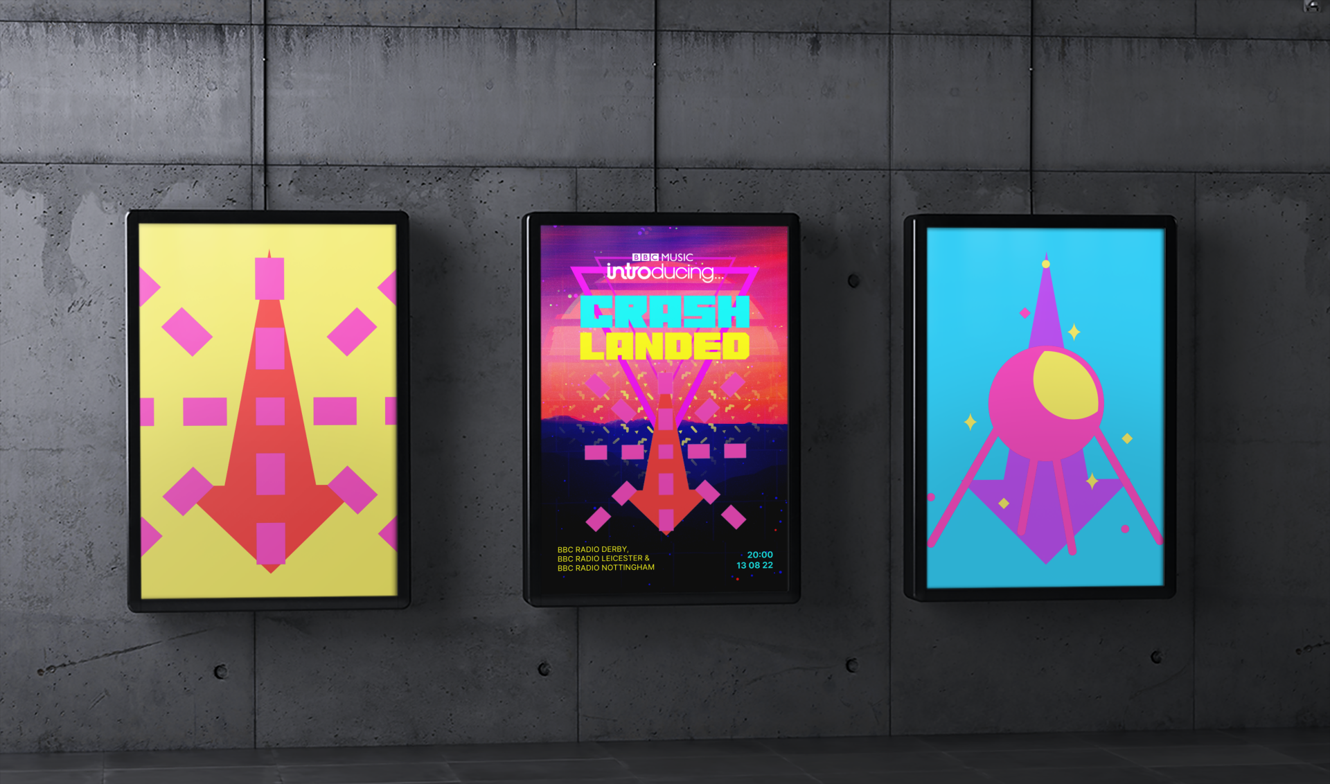 Crash Landed band posters